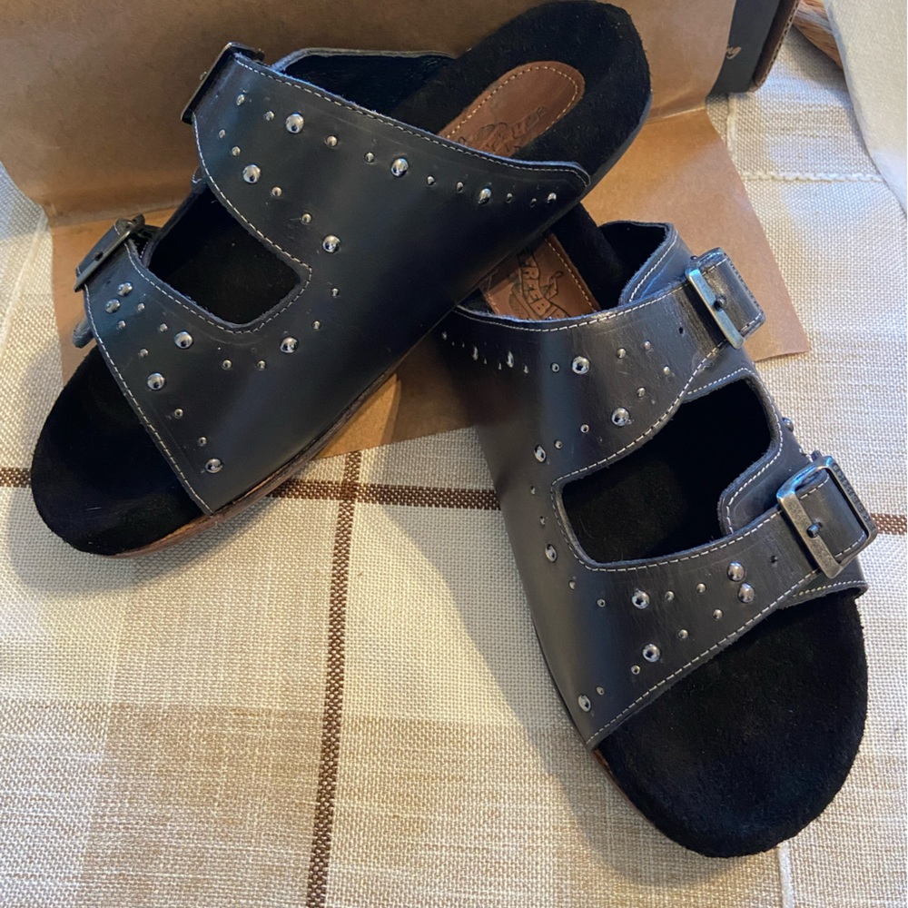 freebird Black Asher Sandals in Box
